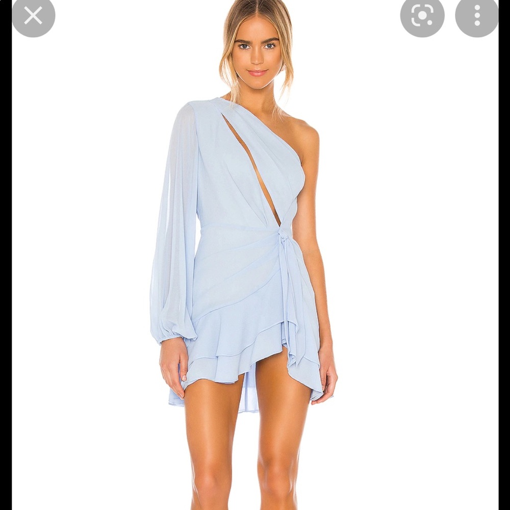 Michael Costello x REVOLVE Sunny
Mini Dress in Blue | REVOLVE